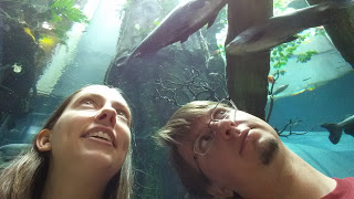 Traci and Dorian at the Academy of Science