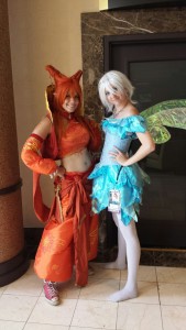 Cosplay fairy girls at ConCarolinas scifi con