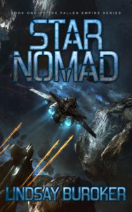 Star Nomad by Lindsay Buroker cover with starship in front of planet